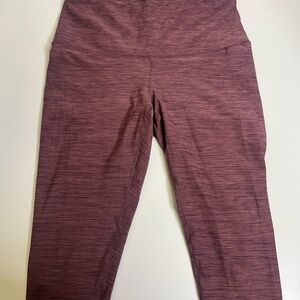 Prana Kimble 7/8 Leggings Flannel Heather High Rise Yoga Soft Stretch - Size L